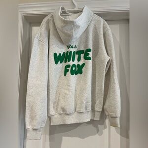 White fox boutique, glacier gray hoodie extra small – small